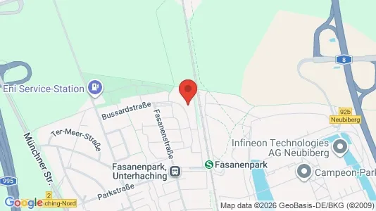 Apartments for rent i Unterhaching - kort over placeringen