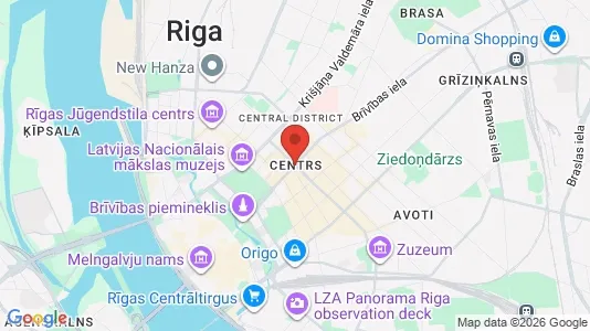 Apartments for rent in Riga Centrs - Photo from Google Street View