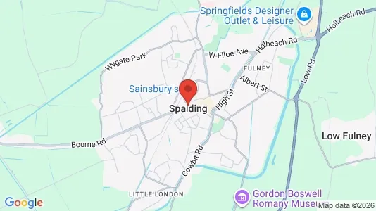 Apartments for rent i Spalding - Lincolnshire - kort over placeringen