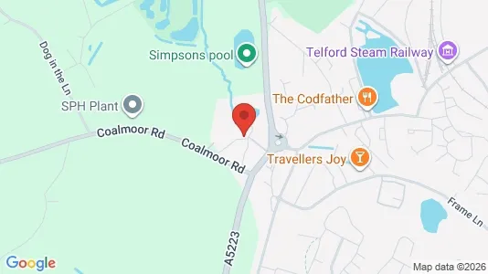 Apartments for rent i Telford - Shropshire - kort over placeringen