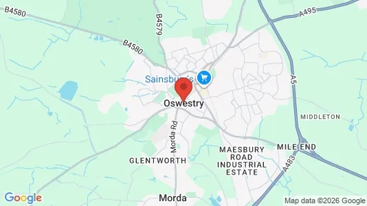 Houses for rent in Oswestry - Shropshire - Photo from Google Street View