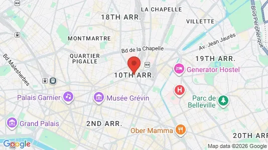 Apartments for rent in Paris 10ème arrondissement - Photo from Google Street View