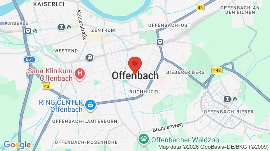 Apartments for rent in Offenbach am Main - Photo from Google Street View