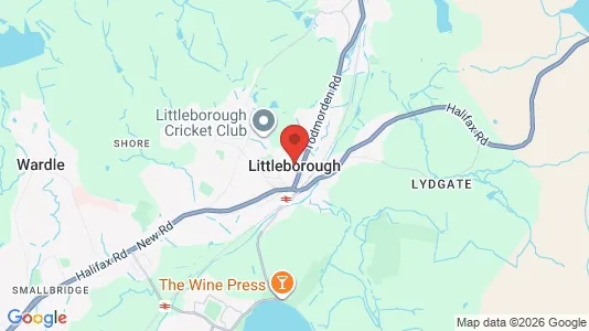 Apartments for rent i Littleborough - Lancashire - kort over placeringen
