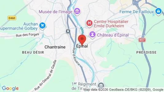 Apartments for rent in Épinal - Photo from Google Street View