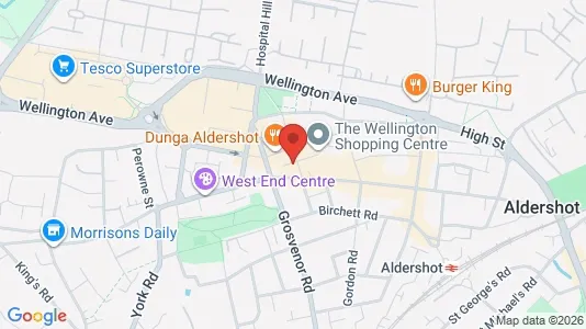 Apartments for rent in Aldershot - Hampshire - Photo from Google Street View