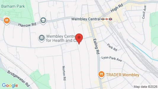 Apartments for rent i Wembley - Middlesex - kort over placeringen