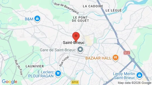 Apartments for rent in Saint-Brieuc - Photo from Google Street View