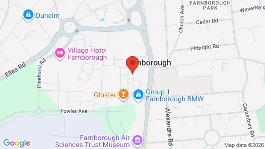 Apartments for rent i Farnborough - Hampshire - kort over placeringen