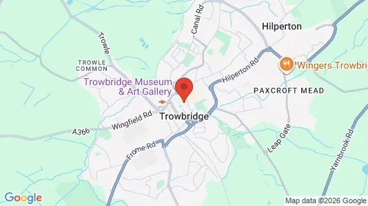 Apartments for rent i Trowbridge - Wiltshire - kort over placeringen
