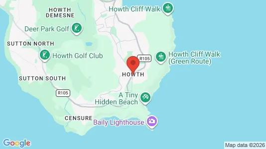 Houses for rent i Howth - kort over placeringen