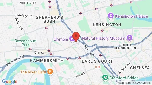 Apartments for rent in London W14 - Photo from Google Street View