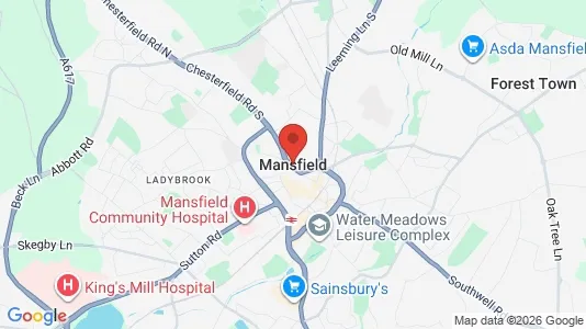 Apartments for rent in Mansfield - Nottinghamshire - Photo from Google Street View