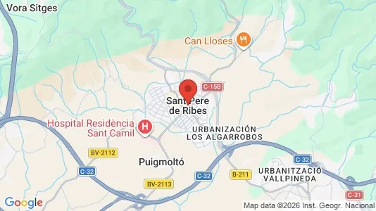 Apartments for rent in Sant Pere de Ribes - Photo from Google Street View