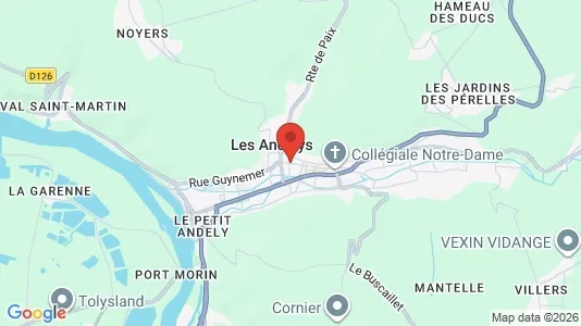 Houses for rent in Les Andelys - Photo from Google Street View