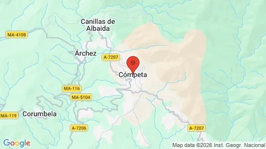 Houses for rent in Cómpeta - Photo from Google Street View