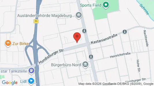 Apartments for rent i Magdeburg - kort over placeringen