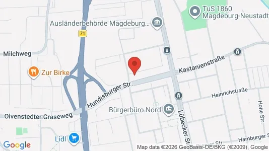 Apartments for rent i Magdeburg - kort over placeringen