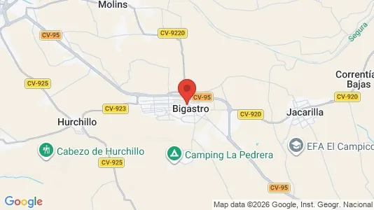 Apartments for rent i Bigastro - kort over placeringen