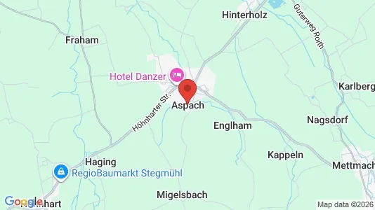 Apartments for rent i Aspach - kort over placeringen