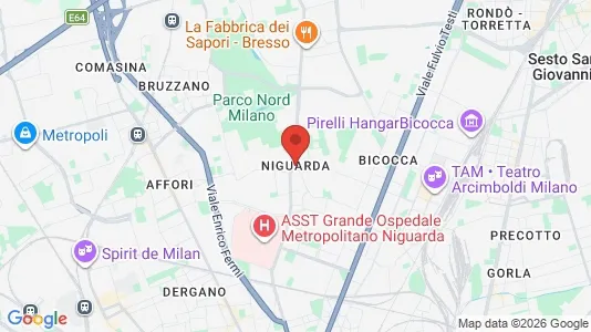 Houses for rent i Milano Zona 9 - Porta Garibaldi, Niguarda - kort over placeringen