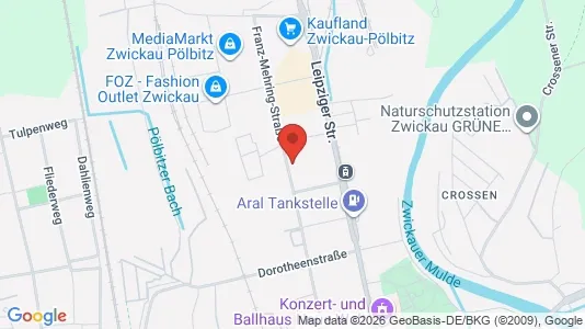 Apartments for rent in Zwickau - Photo from Google Street View
