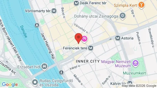Apartments for rent in Budapest Belváros-Lipótváros - Photo from Google Street View