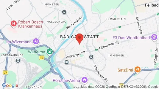 Apartments for rent in Stuttgart Bad Cannstatt - Photo from Google Street View