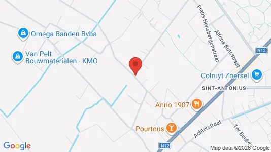 Apartments for rent i Zoersel - kort over placeringen