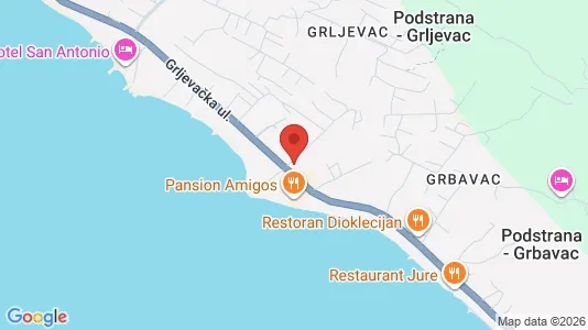 Apartments for rent in Podstrana - Photo from Google Street View