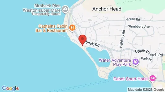 Apartments for rent i Weston-super-Mare - Avon - kort over placeringen