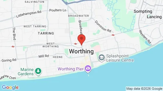 Apartments for rent in Worthing - West Sussex - Photo from Google Street View
