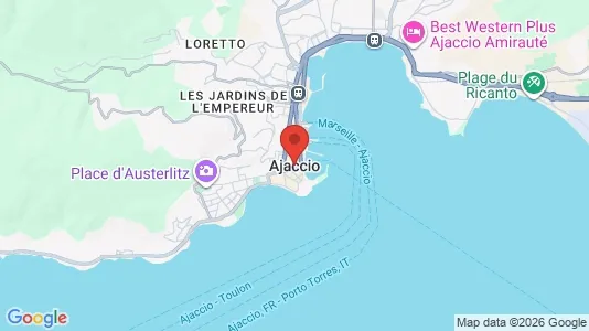 Apartments for rent in Ajaccio - Photo from Google Street View