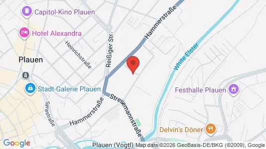 Apartments for rent i Vogtlandkreis - kort over placeringen