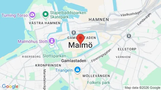 Rooms for rent i Malmö City - kort over placeringen