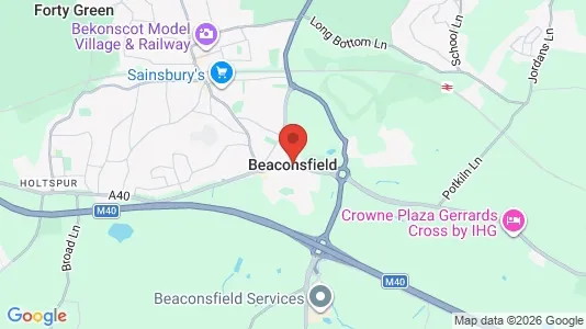 Houses for rent i Beaconsfield - Buckinghamshire - kort over placeringen