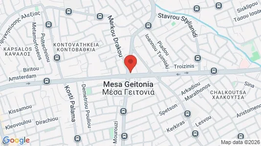 Apartments for rent i Mesa Geitonia - kort over placeringen