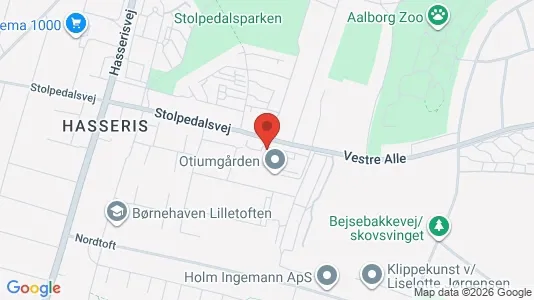 Apartments for rent i Aalborg Center - kort over placeringen