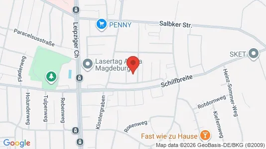 Apartments for rent i Magdeburg - kort over placeringen