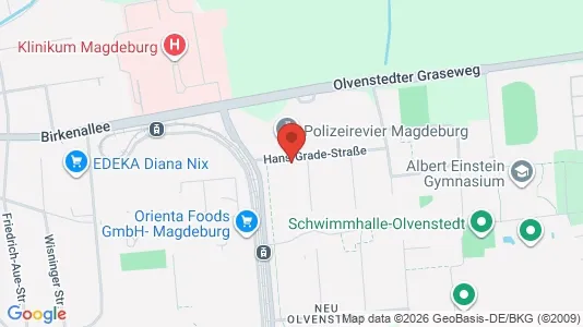 Apartments for rent i Magdeburg - kort over placeringen