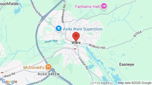 Apartments for rent in Ware - Hertfordshire - Photo from Google Street View