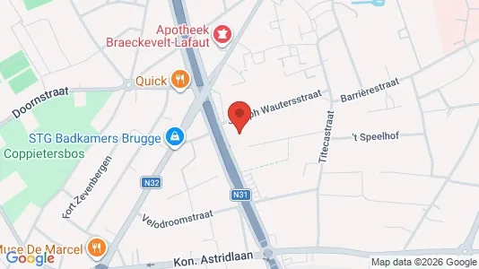 Apartments for rent in Brugge - Photo from Google Street View