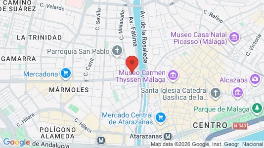 Apartments for rent in Málaga - Photo from Google Street View