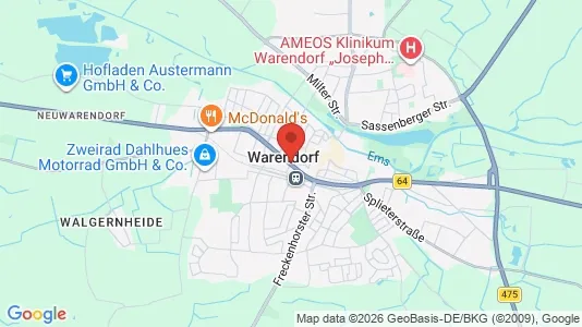 Apartments for rent in Warendorf - Photo from Google Street View