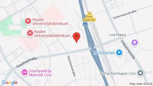Apartments for rent i Leonding - kort over placeringen