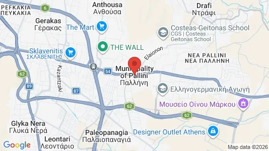 Apartments for rent in Pallini - Photo from Google Street View