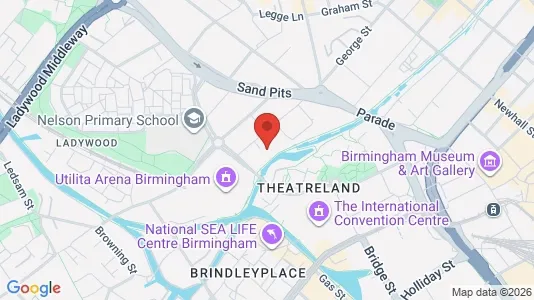 Apartments for rent in Birmingham - West Midlands - Photo from Google Street View