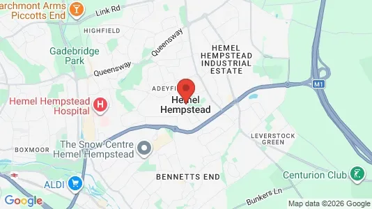 Rooms for rent i Hemel Hempstead - Hertfordshire - kort over placeringen