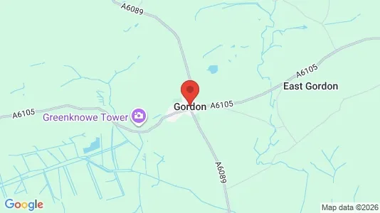 Apartments for rent i Gordon - Berwickshire - kort over placeringen