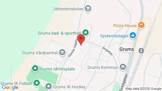 Apartments for rent i Grums - kort over placeringen